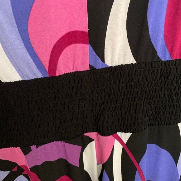 Rabbit Rabbit Rabbit Designs Size 6 Geometric Pattern Sleeveless Dress - Picture 3 of 5